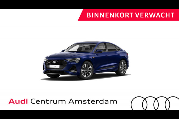 Audi e-tron Sportback 55 quattro S edition 95 kWh 408pk | SoH 91% | Panoramadak | Trekhaak | Diamond Stitching  Lederen | Stoelverstelling met geheugen | Head up Display