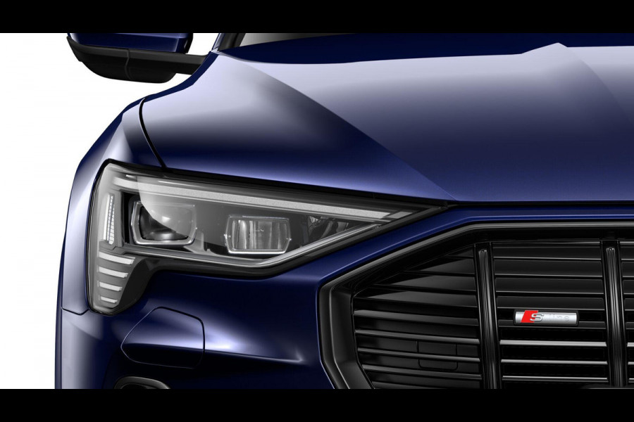 Audi e-tron Sportback 55 quattro S edition 95 kWh 408pk | SoH 91% | Panoramadak | Trekhaak | Diamond Stitching  Lederen | Stoelverstelling met geheugen | Head up Display