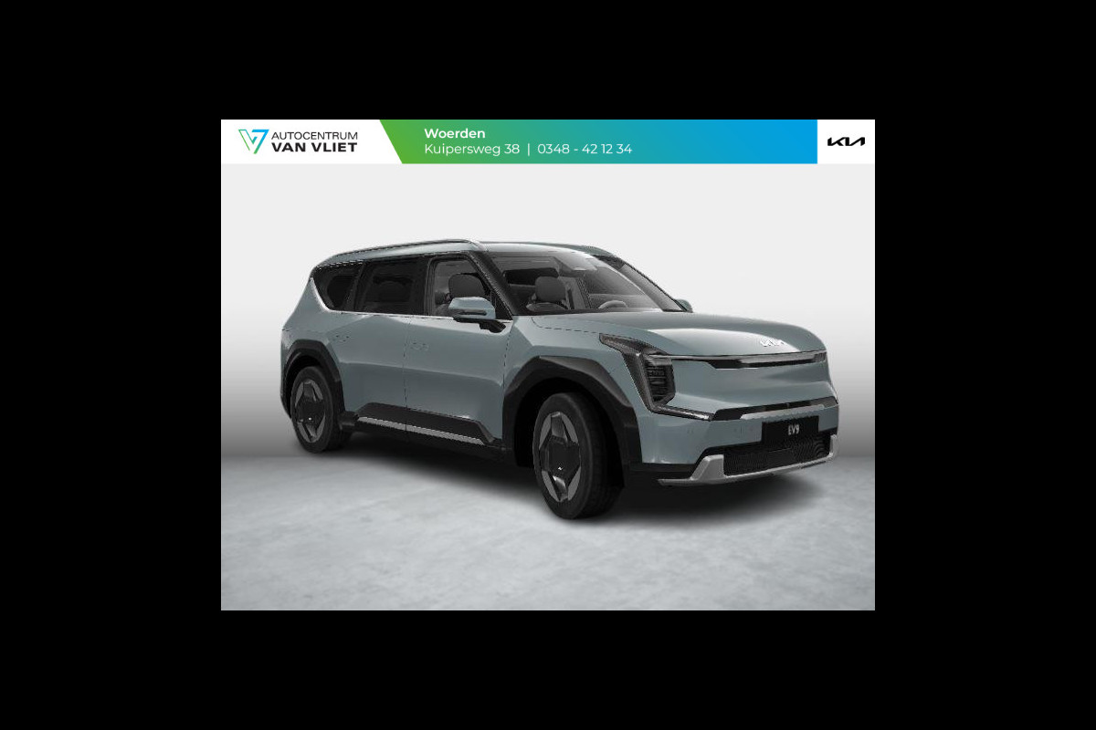 Kia EV9 Air 99.8 kWh | Clima | Navi | 7-pers. | Adapt. Cruise | Stoel-/stuurverwarming | Elek. stoelen | 360 camera Kia EV9 Air 99.8 kWh | Clima | Navi | 7-pers. | Adapt. Cruise | Stoel-/stuurverwarming | Elek. stoelen | 360 camera