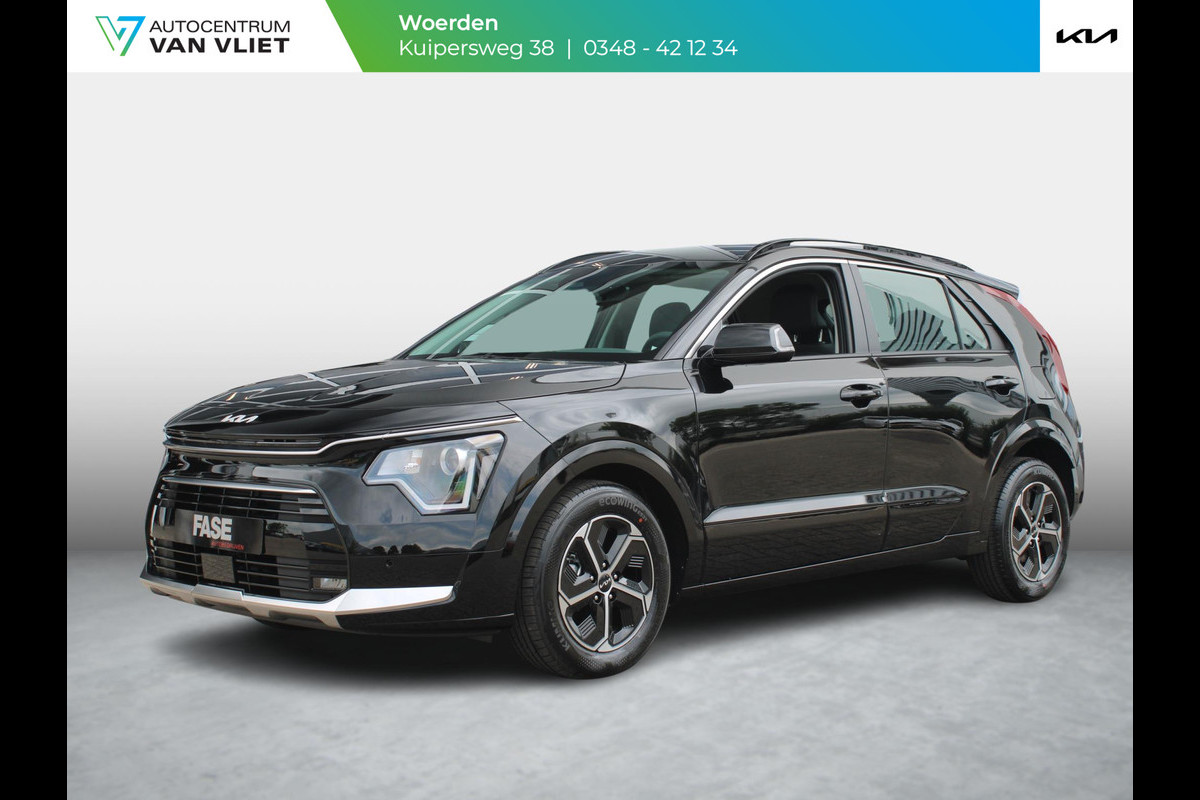 Kia Niro 1.6 GDi Hybrid DynamicLine | Op voorraad | Keyless | Adapt. Cruise | LED | Navi | Carplay | Camera Kia Niro 1.6 GDi Hybrid DynamicLine | Op voorraad | Keyless | Adapt. Cruise | LED | Navi | Carplay | Camera