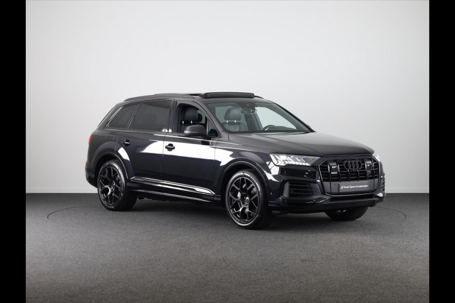 Audi Q7 55 TFSI e quattro Pro Line Plus 380pk | Panoramadak | Trekhaak | B&O Premium Audio | Matrix Led | Memory | 21 inch Lichtmetalen velgen |