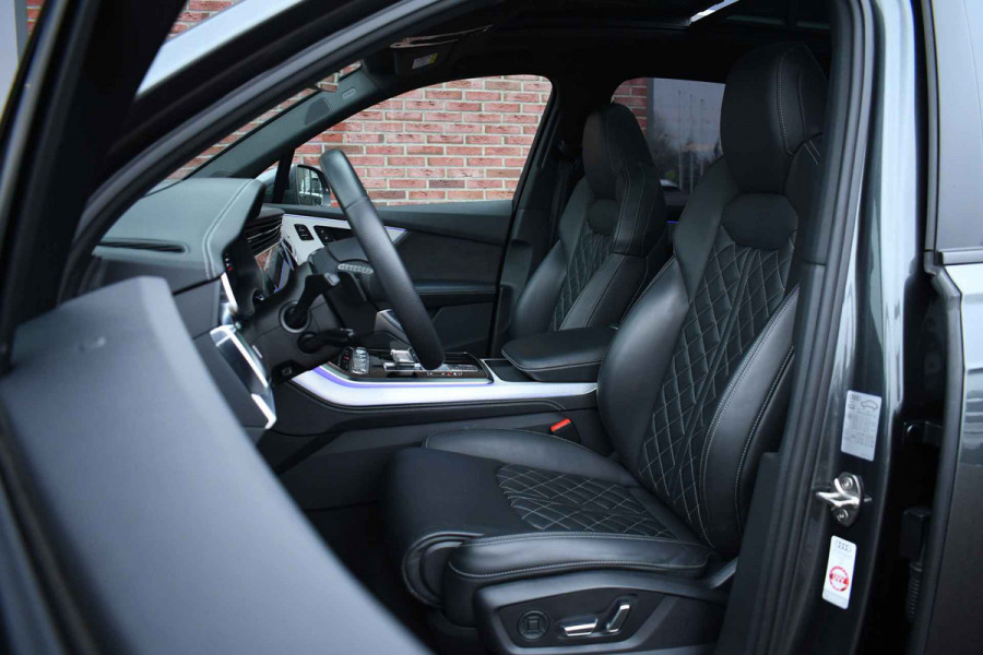 Audi Q7 55 TFSI quattro S-Line 7-pers Pano S-zetels Trekh ACC HUD B&O 360 Soft-close
