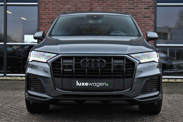 Audi Q7 55 TFSI quattro S-Line 7-pers Pano S-zetels Trekh ACC HUD B&O 360 Soft-close