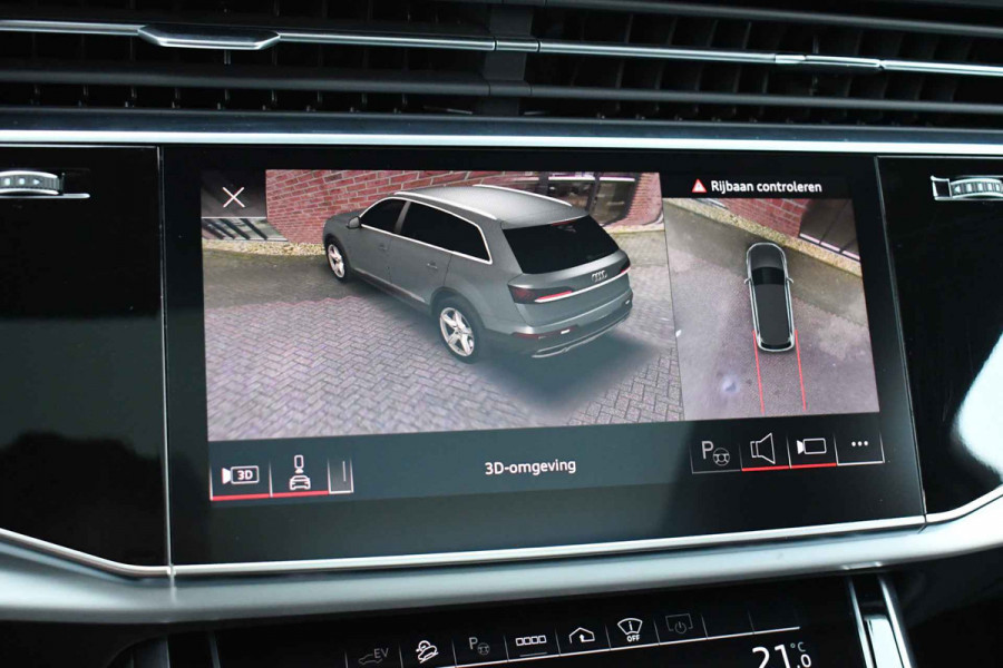 Audi Q7 55 TFSI quattro S-Line 7-pers Pano S-zetels Trekh ACC HUD B&O 360 Soft-close