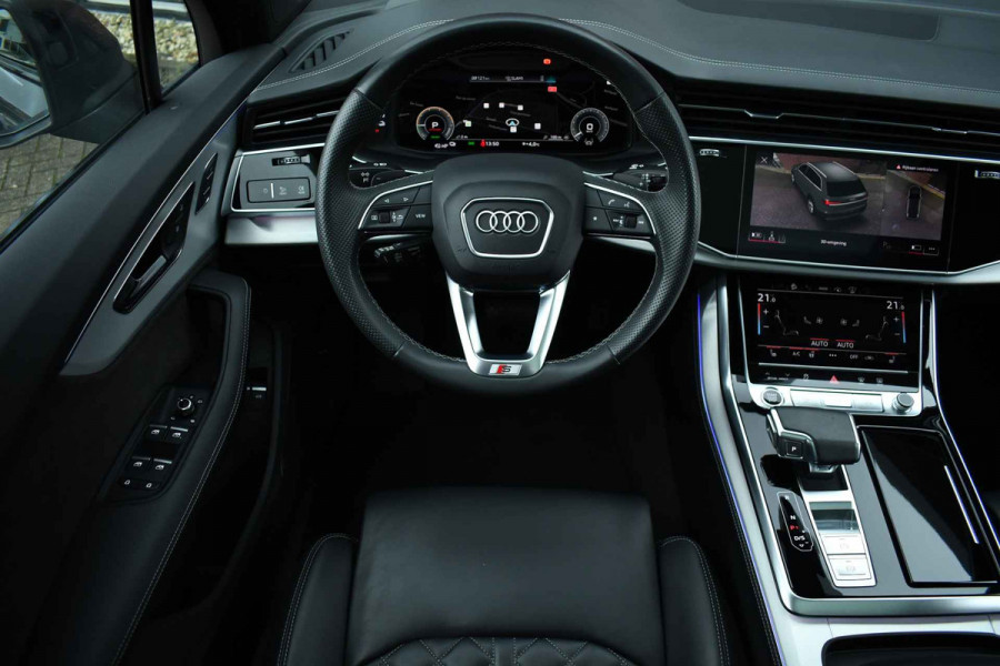 Audi Q7 55 TFSI quattro S-Line 7-pers Pano S-zetels Trekh ACC HUD B&O 360 Soft-close