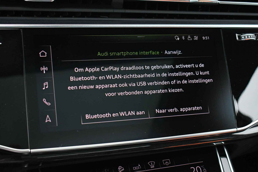 Audi Q7 55 TFSI quattro S-Line 7-pers Pano S-zetels Trekh ACC HUD B&O 360 Soft-close