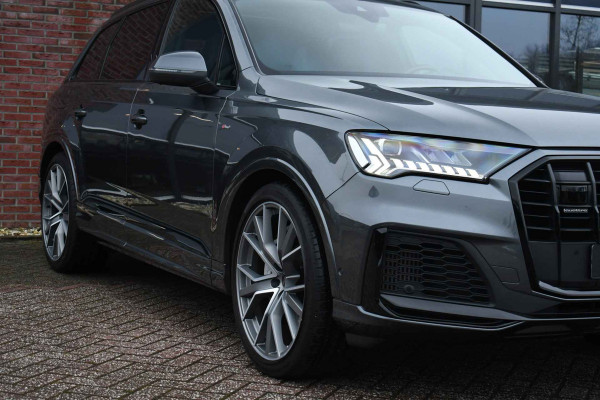 Audi Q7 55 TFSI quattro S-Line 7-pers Pano S-zetels Trekh ACC HUD B&O 360 Soft-close