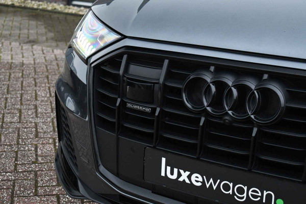 Audi Q7 55 TFSI quattro S-Line 7-pers Pano S-zetels Trekh ACC HUD B&O 360 Soft-close