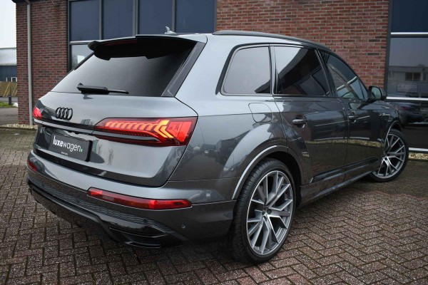 Audi Q7 55 TFSI quattro S-Line 7-pers Pano S-zetels Trekh ACC HUD B&O 360 Soft-close