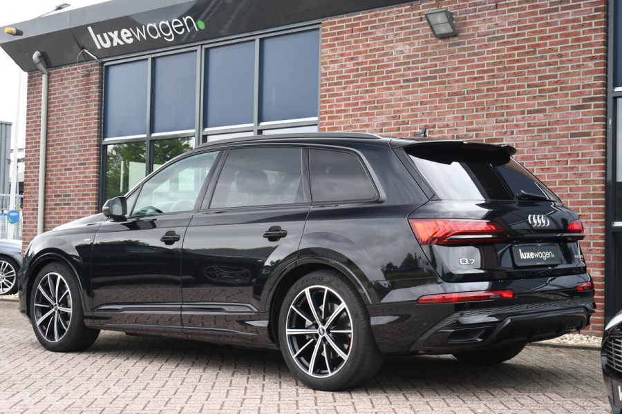 Audi Q7 55 TFSI quattro grijs-kenteken Pano 360-cam 21inch 4wielbest laser-LED