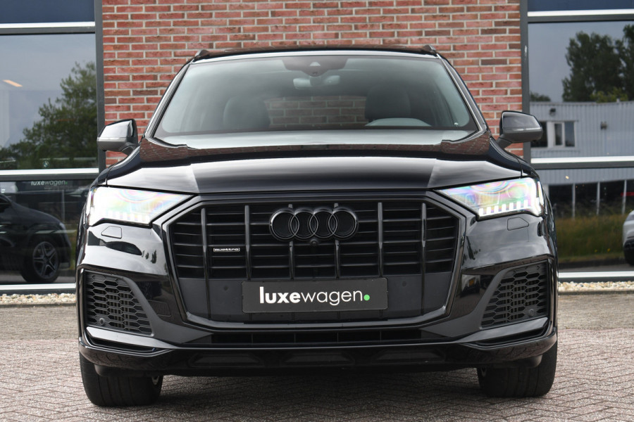 Audi Q7 55 TFSI quattro grijs-kenteken Pano 360-cam 21inch 4wielbest laser-LED