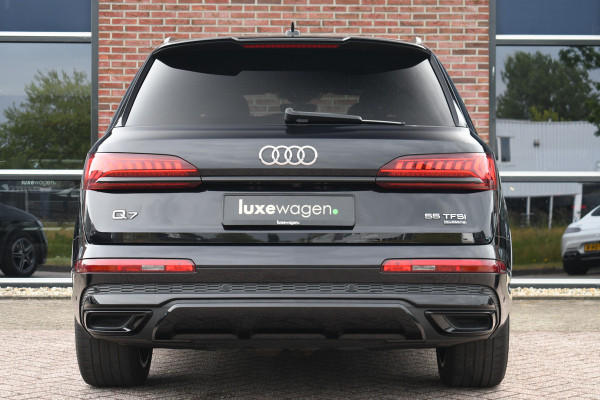 Audi Q7 55 TFSI quattro grijs-kenteken Pano 360-cam 21inch 4wielbest laser-LED