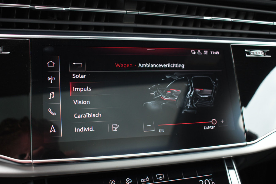 Audi Q7 55 TFSI quattro grijs-kenteken Pano 360-cam 21inch 4wielbest laser-LED