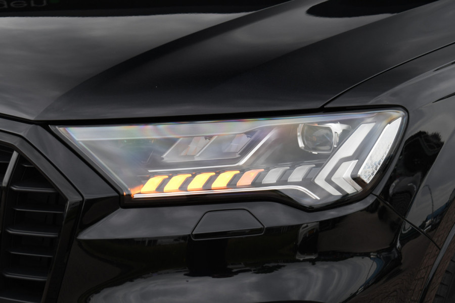 Audi Q7 55 TFSI quattro grijs-kenteken Pano 360-cam 21inch 4wielbest laser-LED