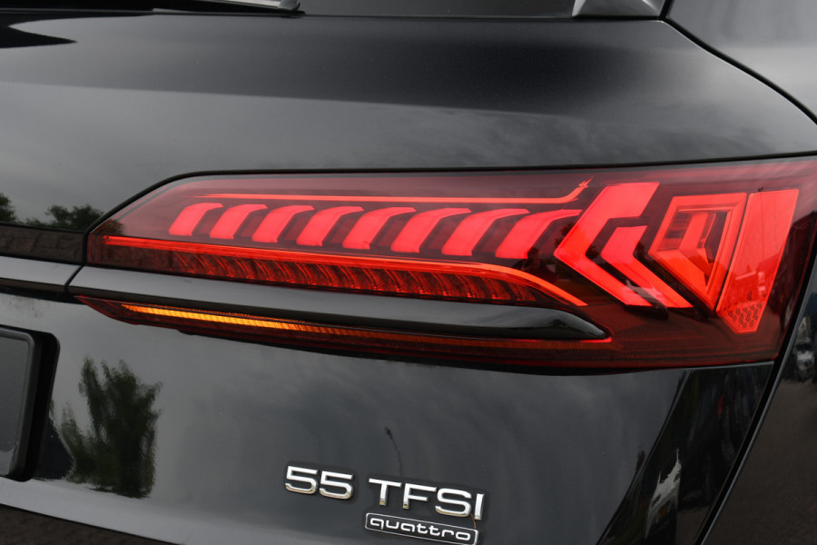 Audi Q7 55 TFSI quattro grijs-kenteken Pano 360-cam 21inch 4wielbest laser-LED