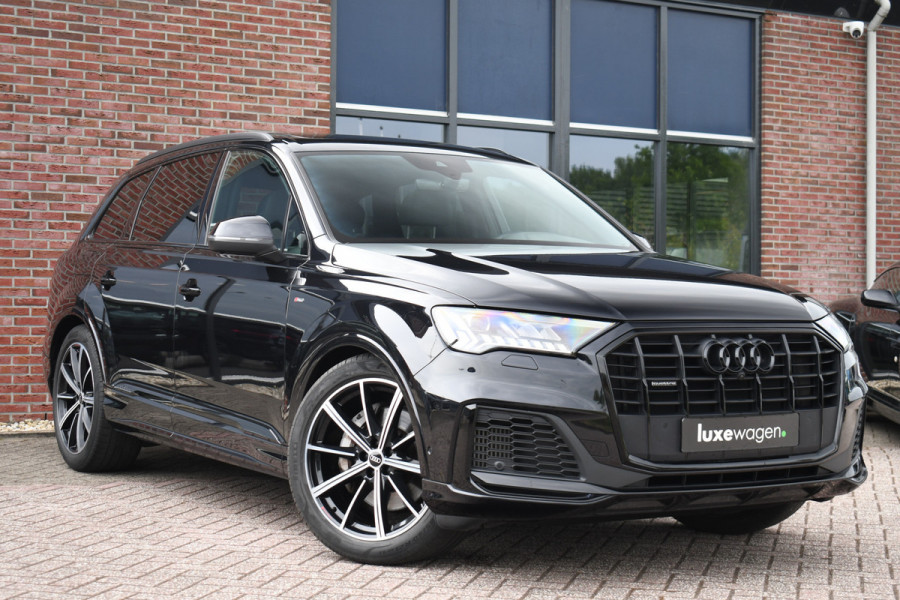 Audi Q7 55 TFSI quattro grijs-kenteken Pano 360-cam 21inch 4wielbest laser-LED