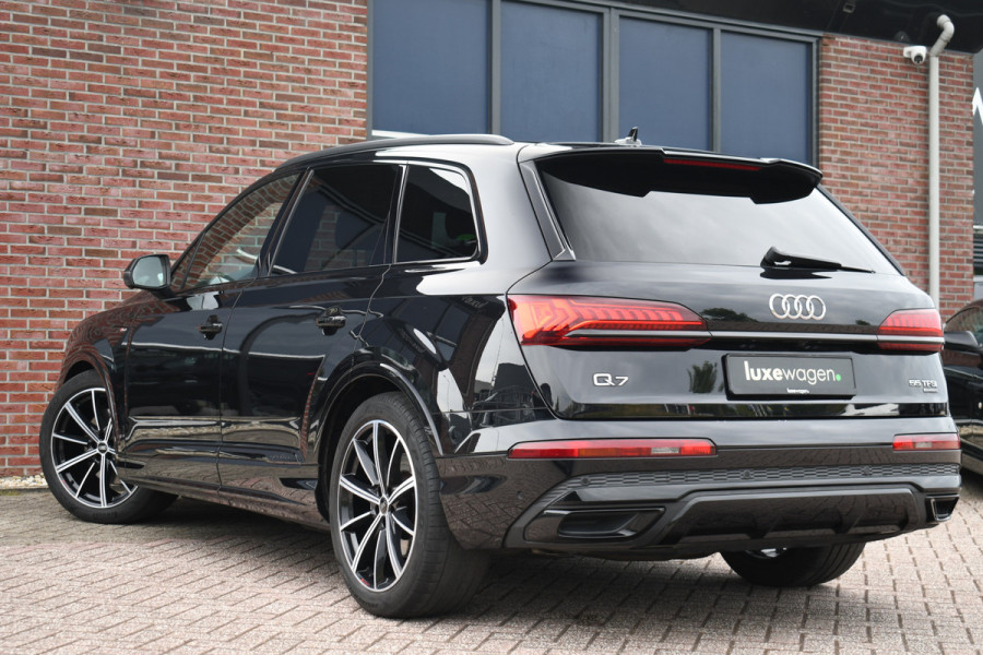 Audi Q7 55 TFSI quattro grijs-kenteken Pano 360-cam 21inch 4wielbest laser-LED