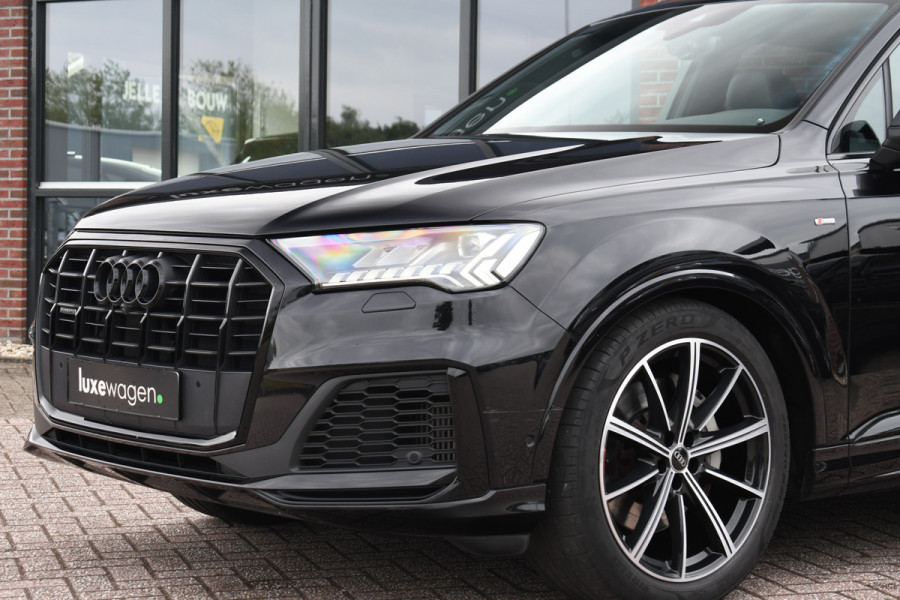 Audi Q7 55 TFSI quattro grijs-kenteken Pano 360-cam 21inch 4wielbest laser-LED