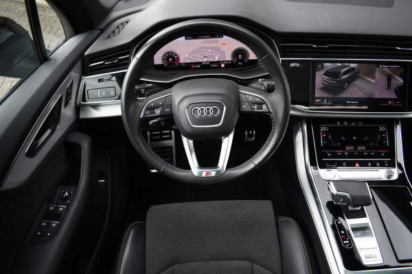 Audi Q7 55 TFSI quattro grijs-kenteken Pano 360-cam 21inch 4wielbest laser-LED