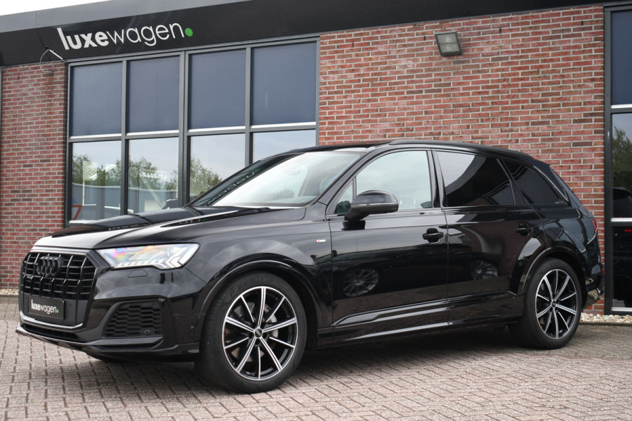Audi Q7 55 TFSI quattro grijs-kenteken Pano 360-cam 21inch 4wielbest laser-LED