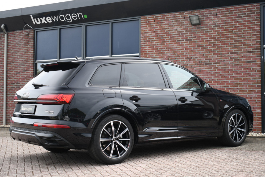 Audi Q7 55 TFSI quattro grijs-kenteken Pano 360-cam 21inch 4wielbest laser-LED