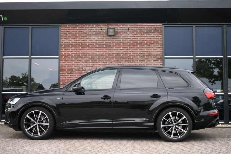Audi Q7 55 TFSI quattro grijs-kenteken Pano 360-cam 21inch 4wielbest laser-LED