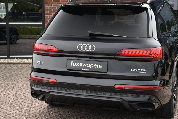Audi Q7 55 TFSI quattro grijs-kenteken Pano 360-cam 21inch 4wielbest laser-LED