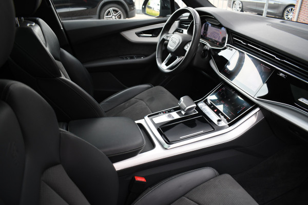 Audi Q7 55 TFSI quattro grijs-kenteken Pano 360-cam 21inch 4wielbest laser-LED
