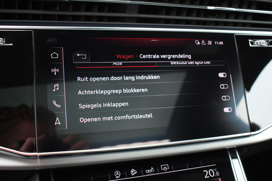 Audi Q7 55 TFSI quattro grijs-kenteken Pano 360-cam 21inch 4wielbest laser-LED