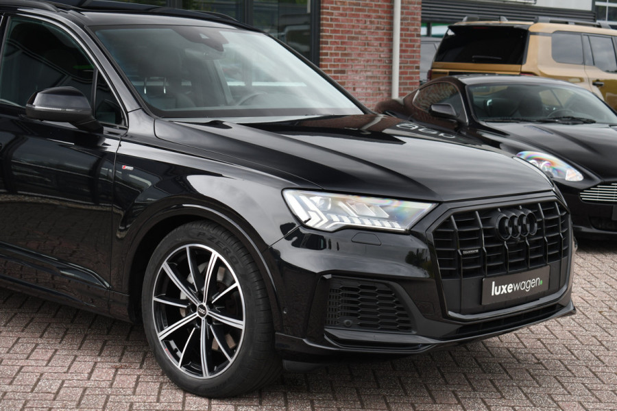 Audi Q7 55 TFSI quattro grijs-kenteken Pano 360-cam 21inch 4wielbest laser-LED