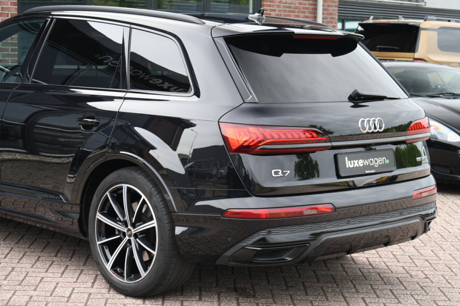 Audi Q7 55 TFSI quattro grijs-kenteken Pano 360-cam 21inch 4wielbest laser-LED