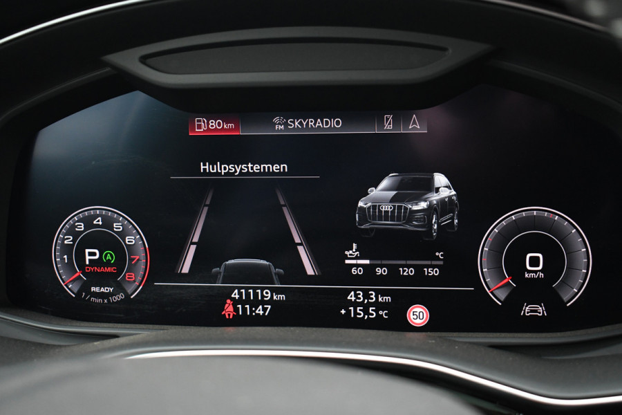 Audi Q7 55 TFSI quattro grijs-kenteken Pano 360-cam 21inch 4wielbest laser-LED