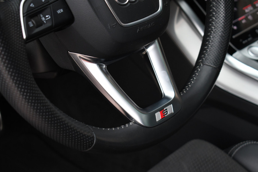 Audi Q7 55 TFSI quattro grijs-kenteken Pano 360-cam 21inch 4wielbest laser-LED
