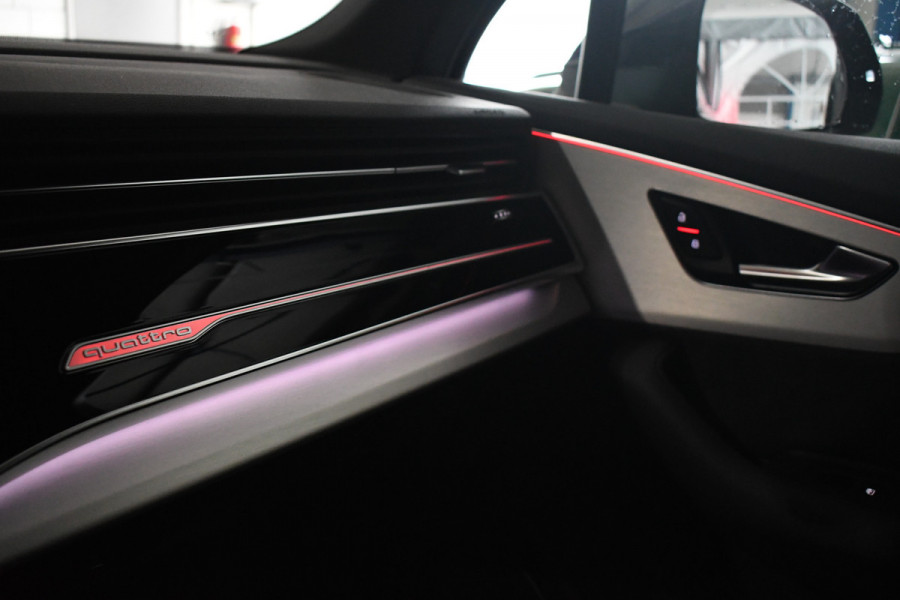 Audi Q7 55 TFSI quattro grijs-kenteken Pano 360-cam 21inch 4wielbest laser-LED