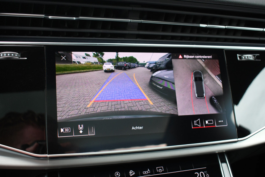 Audi Q7 55 TFSI quattro grijs-kenteken Pano 360-cam 21inch 4wielbest laser-LED