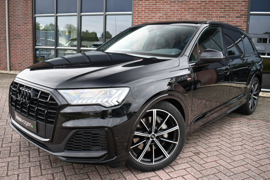 Audi Q7 55 TFSI quattro grijs-kenteken Pano 360-cam 21inch 4wielbest laser-LED