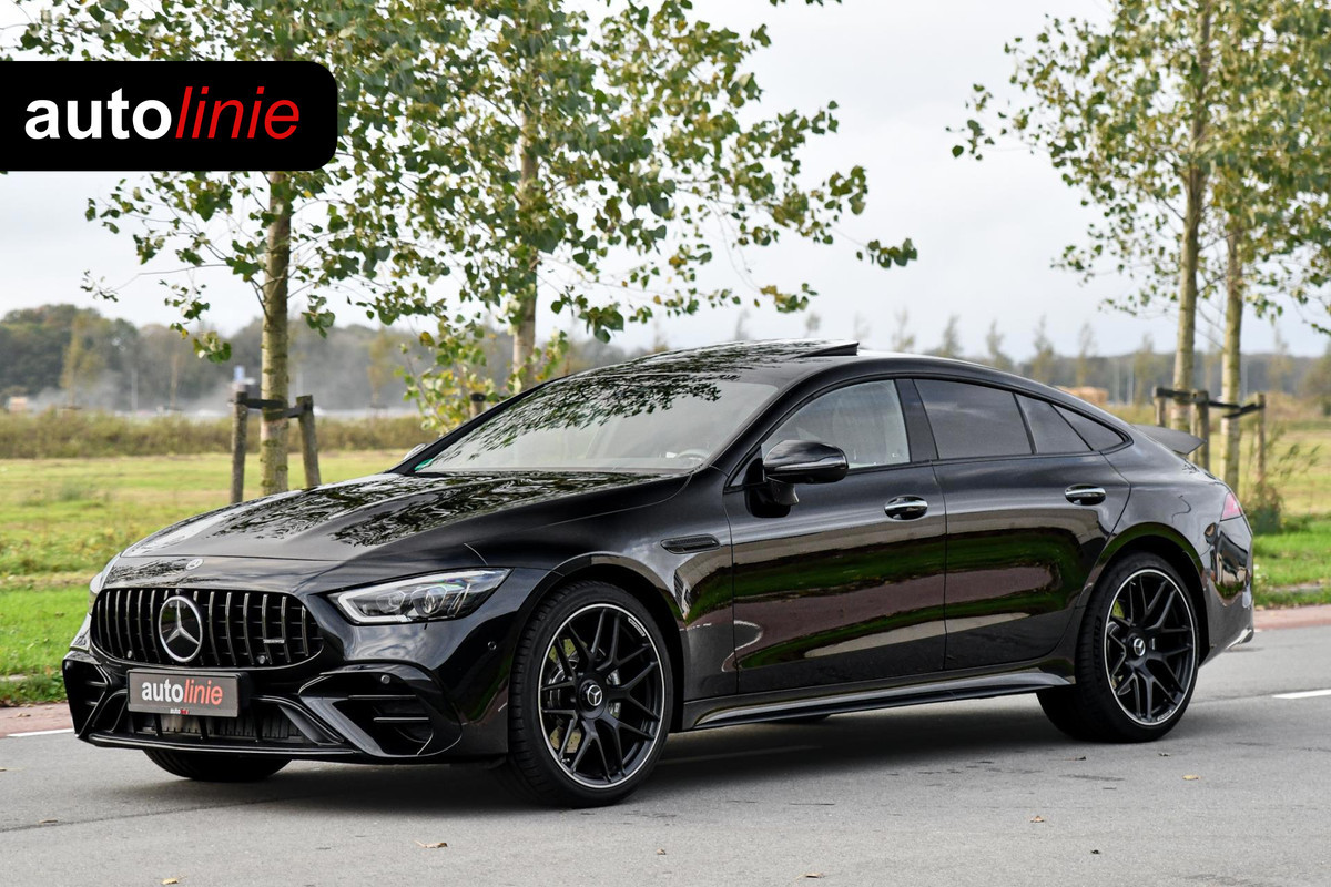 Mercedes-Benz AMG GT 4-Door Coupe AMG 53 4MATIC+, Alcantara, Massage, Softcl, Pano, Koeling, HUD, 360, Distro+, Burm, Stuurv Mercedes-Benz AMG GT 4-Door Coupe AMG 53 4MATIC+, Alcantara, Massage, Softcl, Pano, Koeling, HUD, 360, Distro+, Burm, Stuurv