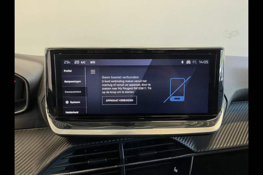 Peugeot 208 Hybrid 100 AUT Allure Navigatie Apple Carplay/ Android Auto Camera Parkeersensoren Adaptive Cruise Control Stoelverwarming Ledverlichting Climate control