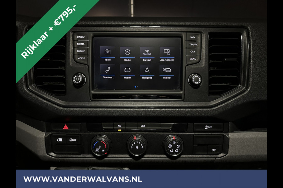 Volkswagen Crafter 2.0 TDI 140pk L3H3 L2H2 Euro6 *Rijklaar Direct Rijden* Airco | Navigatie | Apple Carplay | Android Auto | Cruisecontrol Bijrijdersbank, 3000kg trekvermogen, zilver