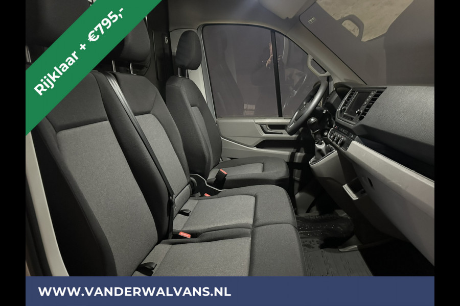 Volkswagen Crafter 2.0 TDI 140pk L3H3 L2H2 Euro6 *Rijklaar Direct Rijden* Airco | Navigatie | Apple Carplay | Android Auto | Cruisecontrol Bijrijdersbank, 3000kg trekvermogen, zilver