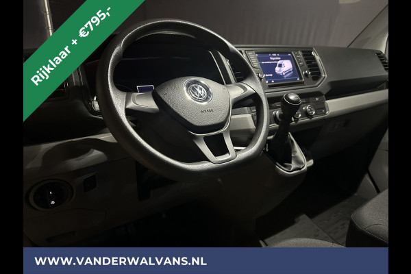 Volkswagen Crafter 2.0 TDI 140pk L3H3 L2H2 Euro6 *Rijklaar Direct Rijden* Airco | Navigatie | Apple Carplay | Android Auto | Cruisecontrol Bijrijdersbank, 3000kg trekvermogen, zilver
