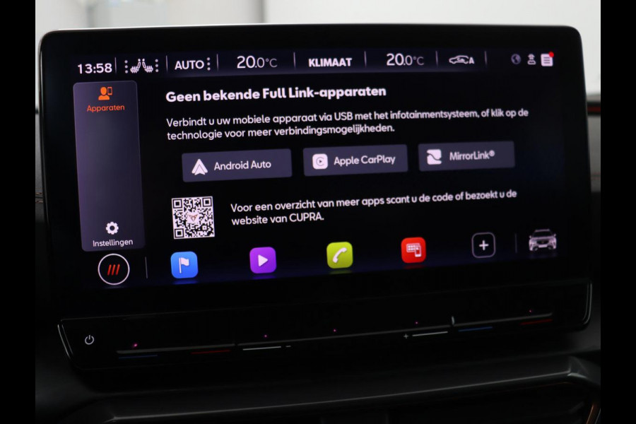 CUPRA Formentor 1.4 e-Hybrid VZ Performance | 245 PK | Stoel & stuurverwarming | Adaptive cruise | Camera | Carplay | Sfeerverlichting | Keyless | Navigatie | Sportstoelen | Full LED | PHEV