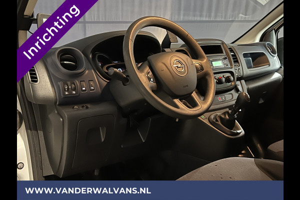 Opel Vivaro 1.6 CDTI 126pk L2H1 inrichting Euro6 Airco | Omvormer | Cruisecontrol | Trekhaak parkeersensoren, achterklep, camera, bijrijdersbank