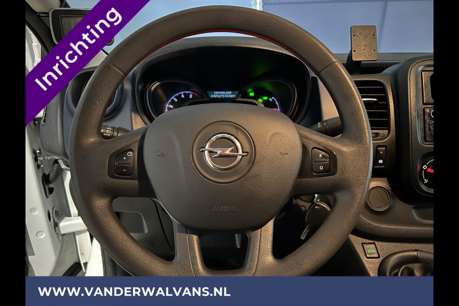 Opel Vivaro 1.6 CDTI 126pk L2H1 inrichting Euro6 Airco | Omvormer | Cruisecontrol | Trekhaak parkeersensoren, achterklep, camera, bijrijdersbank