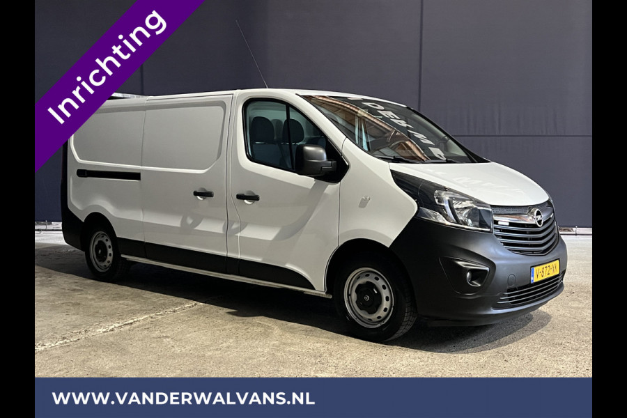 Opel Vivaro 1.6 CDTI 126pk L2H1 inrichting Euro6 Airco | Omvormer | Cruisecontrol | Trekhaak parkeersensoren, achterklep, camera, bijrijdersbank