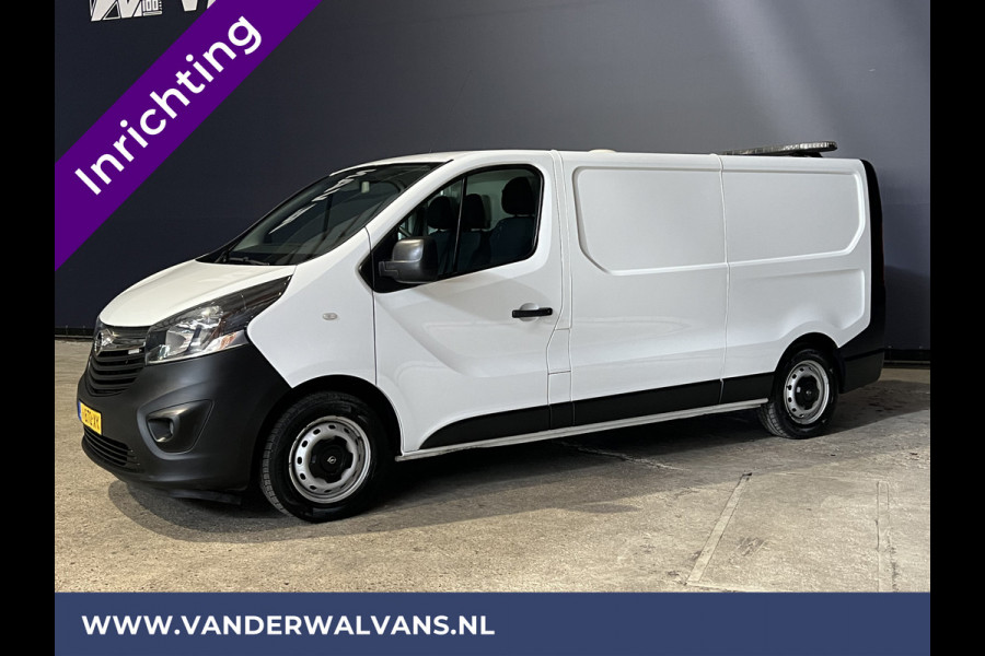 Opel Vivaro 1.6 CDTI 126pk L2H1 inrichting Euro6 Airco | Omvormer | Cruisecontrol | Trekhaak parkeersensoren, achterklep, camera, bijrijdersbank
