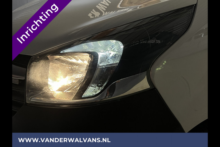Opel Vivaro 1.6 CDTI 126pk L2H1 inrichting Euro6 Airco | Omvormer | Cruisecontrol | Trekhaak parkeersensoren, achterklep, camera, bijrijdersbank