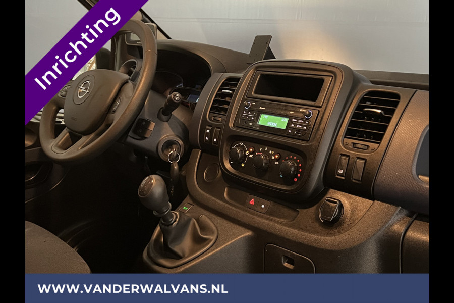 Opel Vivaro 1.6 CDTI 126pk L2H1 inrichting Euro6 Airco | Omvormer | Cruisecontrol | Trekhaak parkeersensoren, achterklep, camera, bijrijdersbank