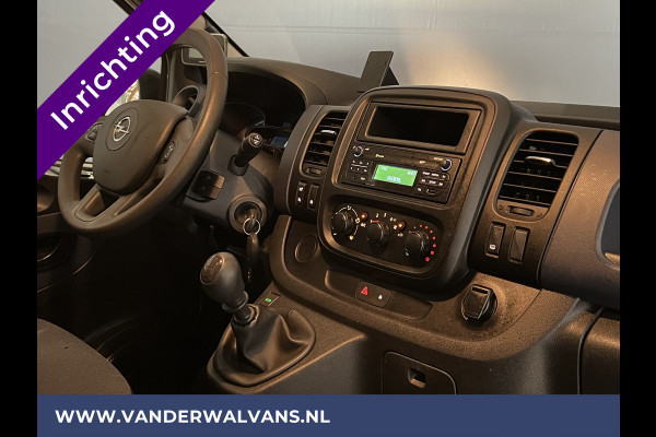 Opel Vivaro 1.6 CDTI 126pk L2H1 inrichting Euro6 Airco | Omvormer | Cruisecontrol | Trekhaak parkeersensoren, achterklep, camera, bijrijdersbank