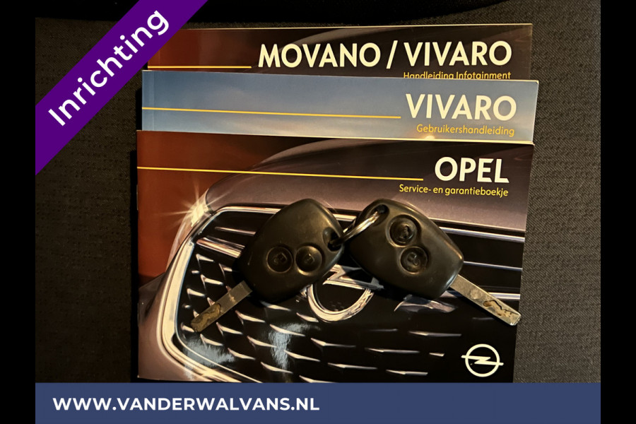 Opel Vivaro 1.6 CDTI 126pk L2H1 inrichting Euro6 Airco | Omvormer | Cruisecontrol | Trekhaak parkeersensoren, achterklep, camera, bijrijdersbank